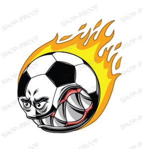 Angry And Fire Soccer