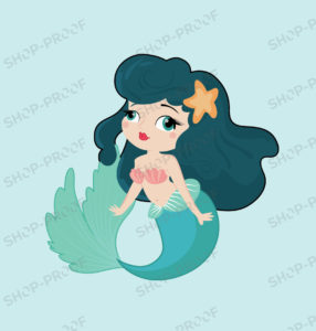 Cute Mermaid  Vector