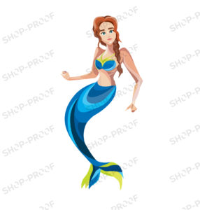 Cute Mermaid Vector Design