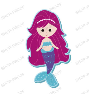 Cute Mermaid  Vector Design