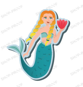 Flower Mermaid Vector