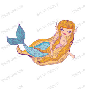 Girl Mermaid Vector