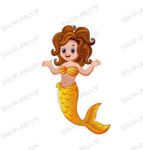 Happy Mermaid Vector