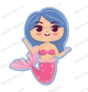 Happy  Mermaid Vector