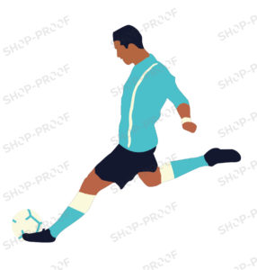 Hide Face Soccer Man