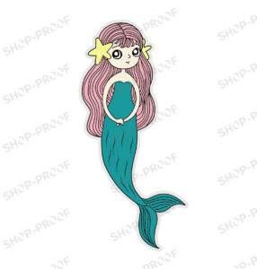 Mermaid Cartoon Character Vector