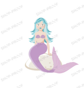 Pink Mermaid  Vector
