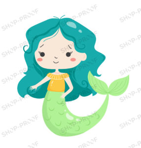 Pink Mermaid  Vector
