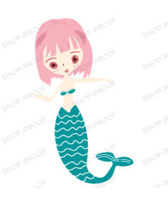 Stylish Mermaid Vector