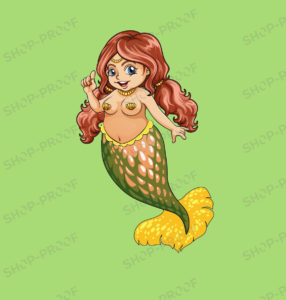 Stylish Mermaid Vector
