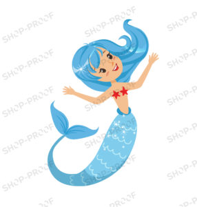 Stylish Mermaid Vector