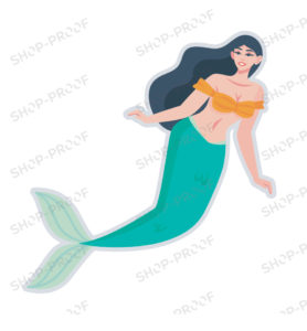 Unique Style Girl Mermaid Vector