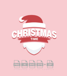 Christmas Holidays Time Vector