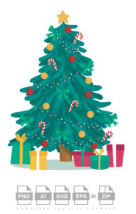 Christmas Tree Vector Design