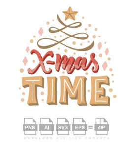 Christmas X-Mas Time Vector