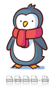 Hand Drawn Christmas Cartoon Character Vector Design