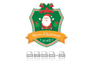 Merry Christmas 2018 Vector