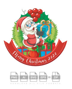 Merry Christmas 2020 Vector