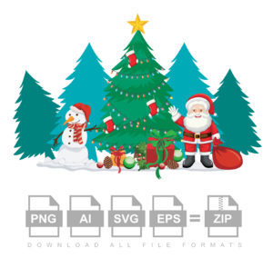 Merry Christmas 2023 Design Vector