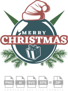 Merry Christmas Design Vector