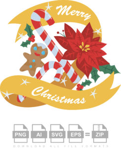 Merry Christmas Elements Vector