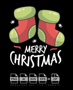 Merry Christmas Socks