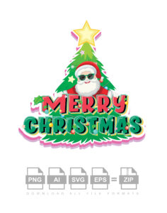 Merry Christmas Typography