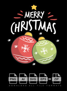 Merry Christmas Vector Design