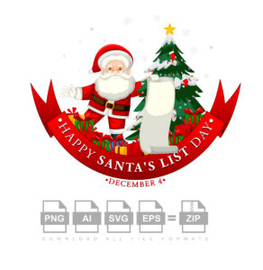 Stylish Merry Christmas Vector Design