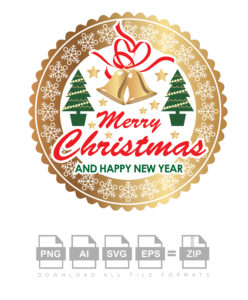 Unique Merry Christmas AND Happy New Year