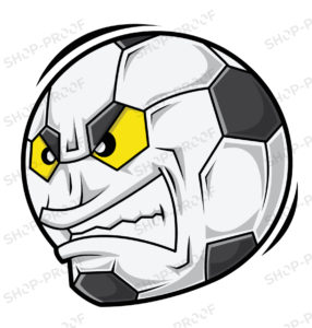 White Angry Soccer