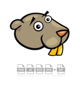 Animal Beaver Vector