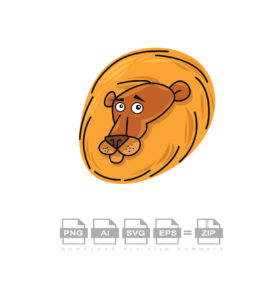 Happy Cartoon Face Vector Design