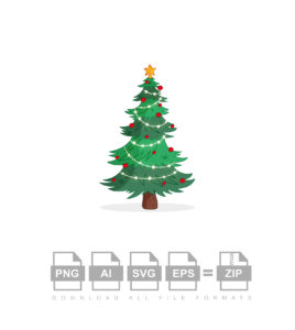 Christmas Tree Vecor