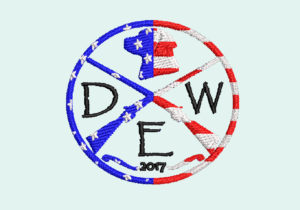DROPEM FLAG EMBROIDERY DESIGN  DEW FLAG EMBROIDERY DESIGN  DOG AND WEAPON EMBROIDERY DESIGN  MACHINE EMBROIDERY FILE