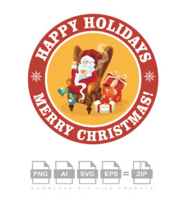 Element Of Christmas Vector