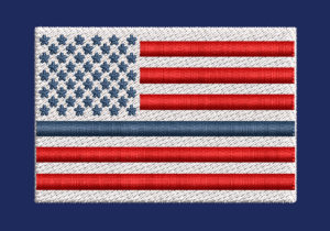 FLAG WITH BLUE STRIPE EMBROIDERY DESIGN  USA FLAG EMBROIDERY DESIGN  BLUE STRIPE FLAG EMBROIDERY DESIGN  MACHINE EMBROIDERY FILE