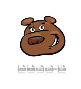 Funny Teddy Bear Vector