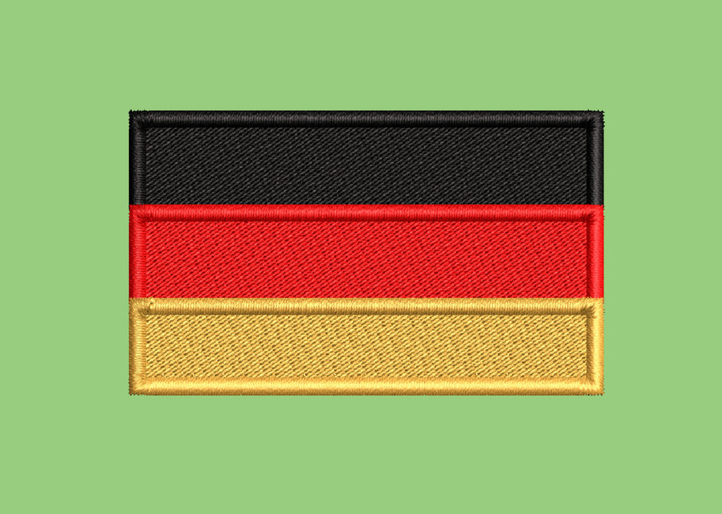 German Ranch Flag GERMAN FLAG RRC EMBROIDERY DESIGN GERMANY FLAG EMBROIDERY DESIGN EUROPE ...