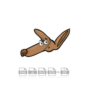 Head, Long, Nose, Animal, Ears, Aardvark - Aardvark Head Vector