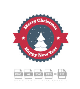 Merry Christmas Design Ideas Vector