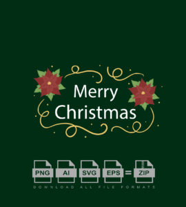 Merry Christmas Time Vector