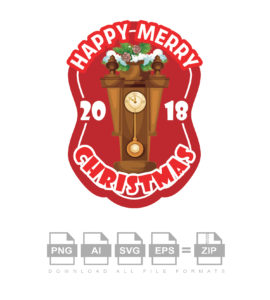 New Year 2018 Vector Design