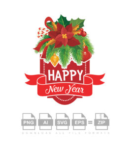 Premium Happy New Year Collection Vector