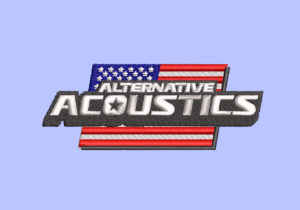 ALTERNATIVE ACOUSTICS FLAG EMBROIDERY DESIGN  ALTERNATIVE AMERICAN FLAG EMBROIDERY DESIGN  ACOUSTICS FLAG EMBROIDERY DESIGN  MACHINE EMBROIDERY FILE