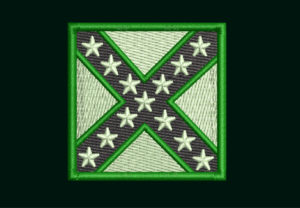 CONFEDERATION FLAG EMBROIDERY DESIGN  SQUARE STAR FLAG EMBROIDERY DESIGN  OLIVE CROSS FLAG EMBROIDERY DESIGN  MACHINE EMBROIDERY FILE