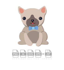 Dog Picture Pug Vector