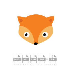 Fox Face Vector