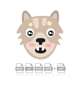 Funny Dog Vector Emoji