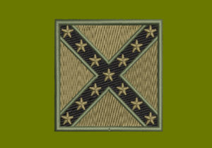 OLIVE FLAG EMBROIDERY DESIGN  OLIVE STARS FLAG EMBROIDERY DESIGN  CROSS STARS FLAG EMBROIDERY DESIGN  MACHINE EMBROIDERY FILE